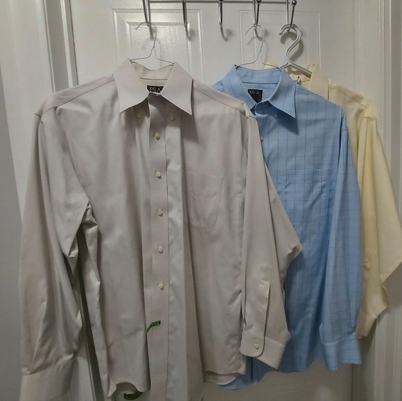 Bundle of 3 Jos A. Bank Dress Shirts 15.5 - 33 -Lot B - Picture 1 of 7